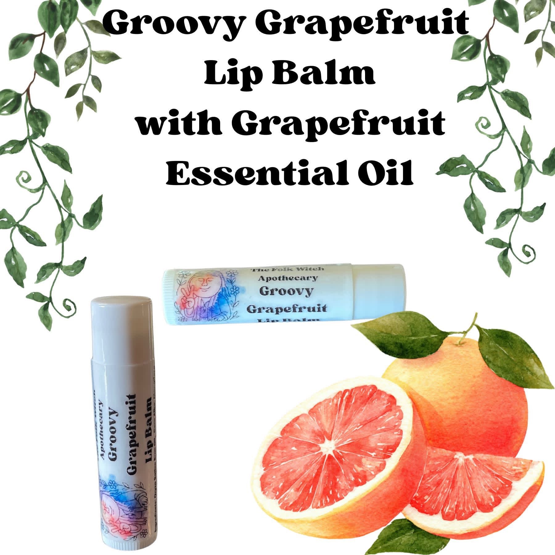 Groovy Grapefruit Essential Oil Lip Balm